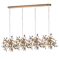 Люстра подвесная Extra L4PL721132 Lightstar золотая на 12 ламп, основание золотое в стиле современный Люстра подвесная Extra L4PL721132 Lightstar золотая на 12 ламп, основание золотое в стиле современный